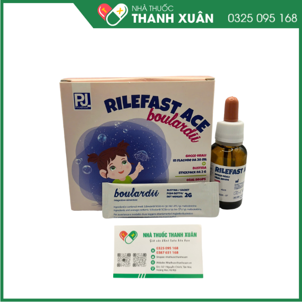 Rilefast ACE chỉ định điều trị trong trường hợp: Nôn trớ ở trẻ sơ sinh và trẻ nhỏ, rối loạn tiêu hóa